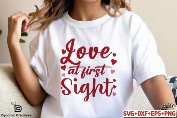 LOVE AT FIRST SIGHT SVG