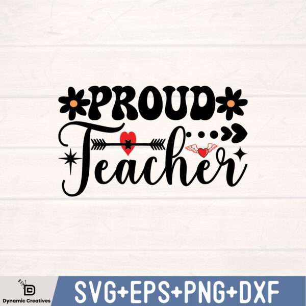 PROUD TEACHER SVG DESIGN