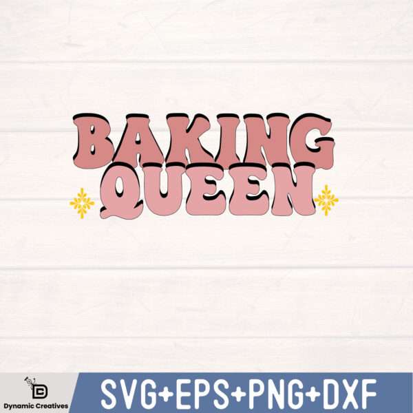 BAKING QUEEN SVG DESIGN