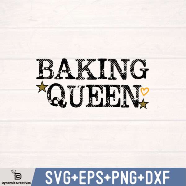 BAKING QUEEN SVG DESIGN