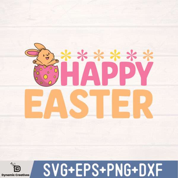 HAPPY EASTER SVG DESIGN